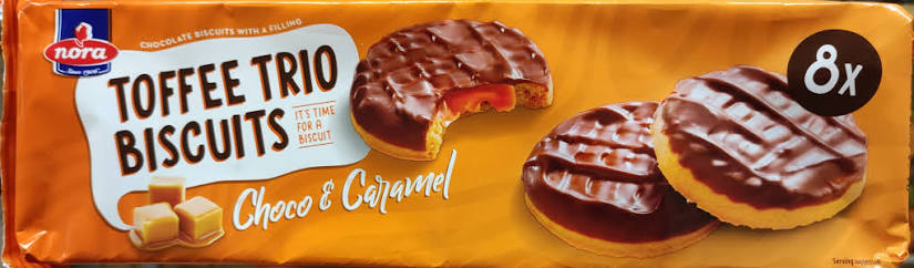 Gourmet Toffee Trio Biscuits 136G