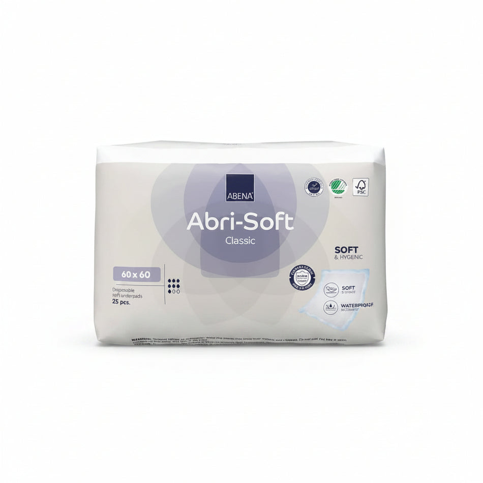 Disposable Underpads Ultra Absorbent 60 x 90 cm – ABENA Abri-Soft Superdry 30 Pieces