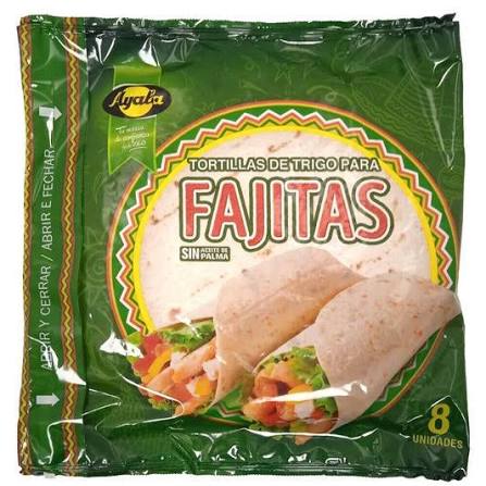 Wheat tortillas – ayala X8