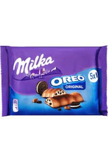 5 Milka Chocolate Bars with Oreo Cookie 185g (5x 37g)