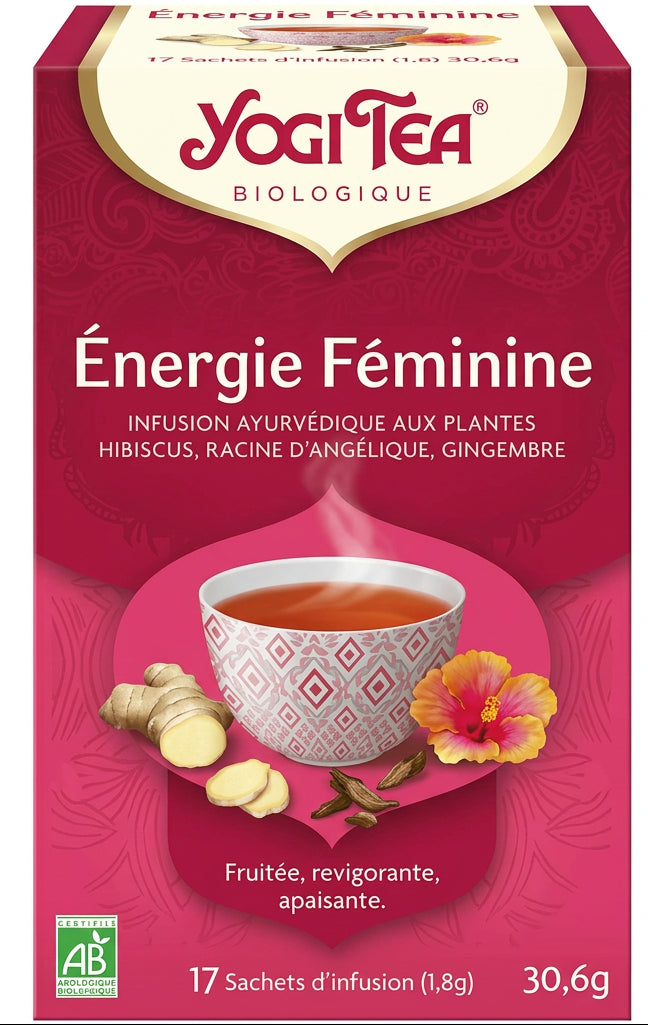 17 sachets Infusion Énergie Féminine Bio YOGI TEA
