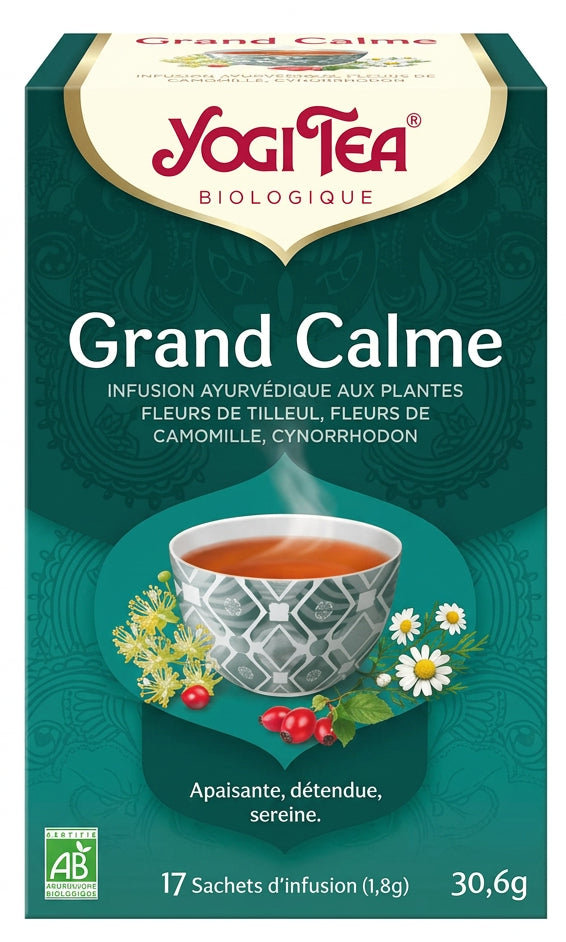 17 sachets Infusion Grand Calme Bio YOGI TEA