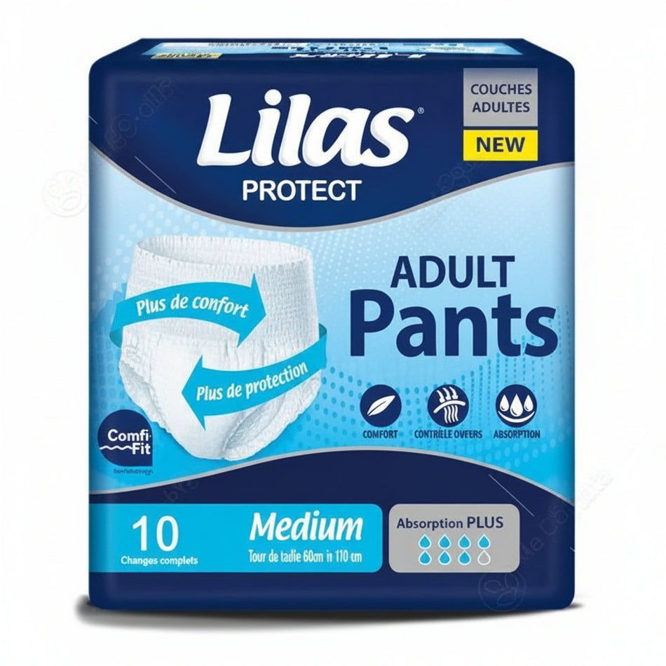 10 Lilac Adult Diapers Size L