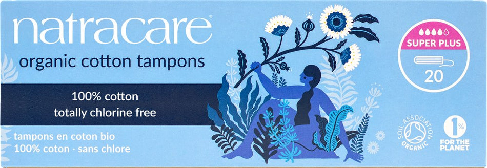 Tampons Hygiéniques Super Plus Sans Applicateur NATRACARE 20 unités