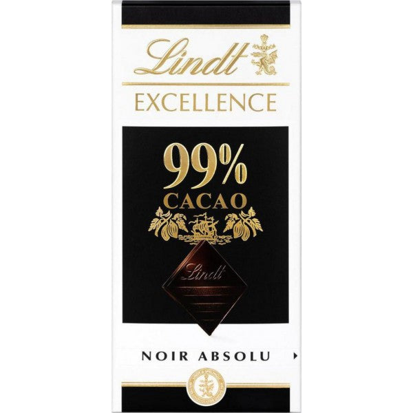 Absolute Dark Dark Chocolate 99% COCOA Lindt 50g