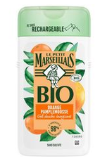 جل الاستحمام المنشط العضوي بالبرتقال والجريب فروت لو بيتي مارسيليا 250 مل