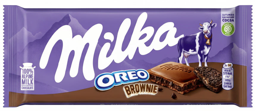 Tablette Chocolat Oreo Brownie Milka 100g