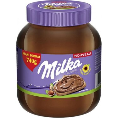 Pâte à Tartiner aux Noisettes Milka 740g