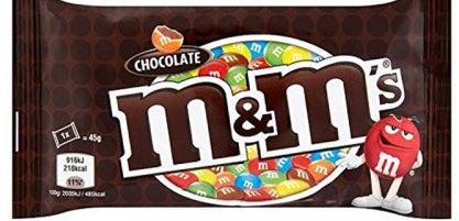 M&M's Milk Chocolate Candies 45G