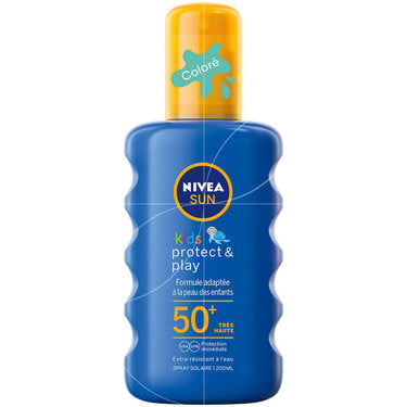 Le Spray Crème Solaire Kids Sensitive Protect & Play FPS 50+ Nivea Sun Kids