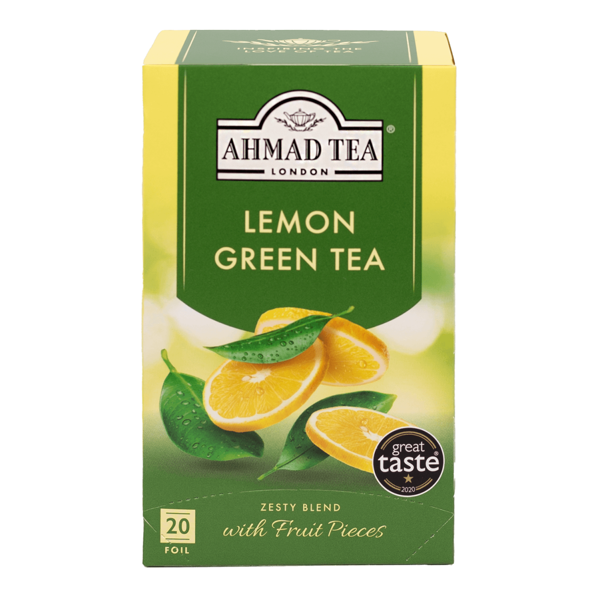 Lemon Flavored Green Teas Ahmad Tea 20 Sachets 40 g – MyMarket.ma