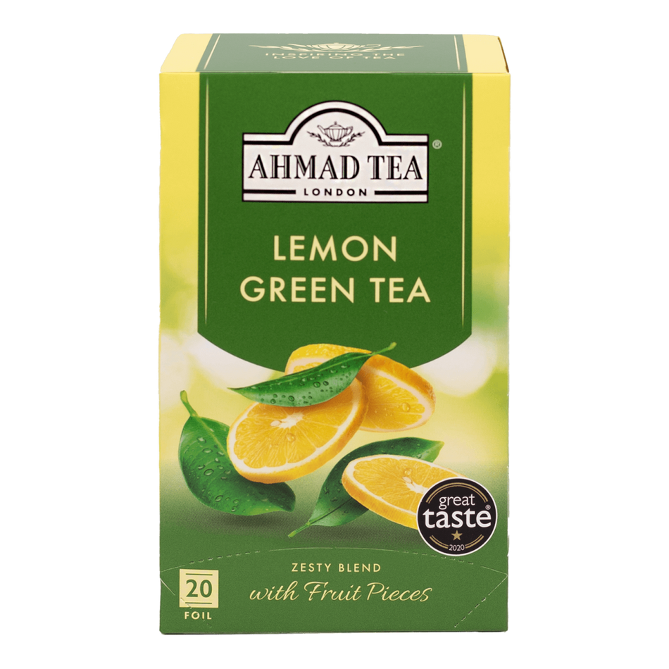 Lemon Flavored Green Teas Ahmad Tea 20 Sachets 40 g