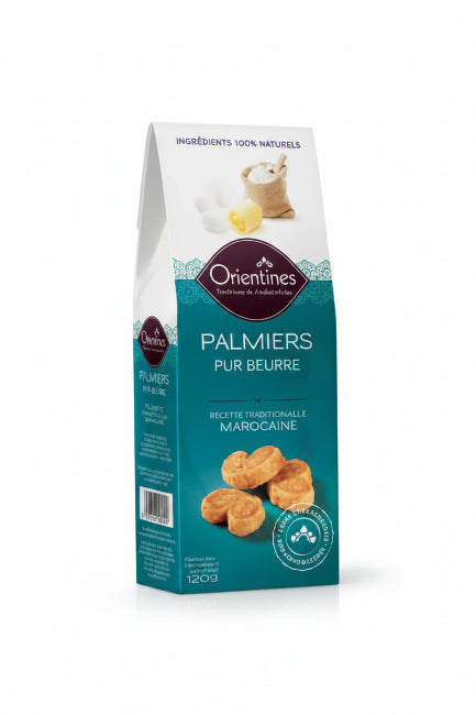 Crispy Puff Pastry Palmiers Pure Butter Orientine 120G
