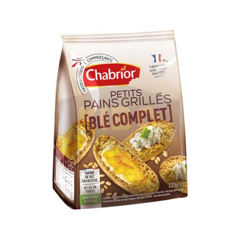 Petits pains grillés au blé complet 225g  Chabrior