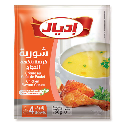 Soupe Crème de Poulet Ideal 60g