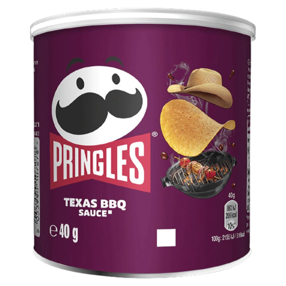 Pringles Barbecue Flavour Crisps 40g