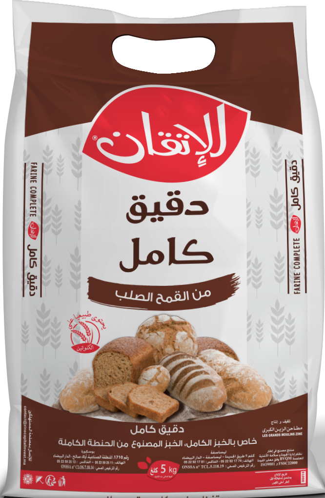 دقيق القمح الكامل الإتقان 5 كغ كرافت