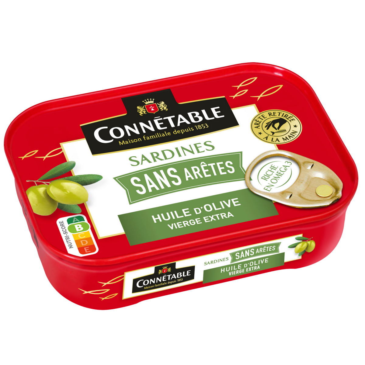 Sardines Boneless Sardines in Connétable Extra Virgin Olive Oil 140 g