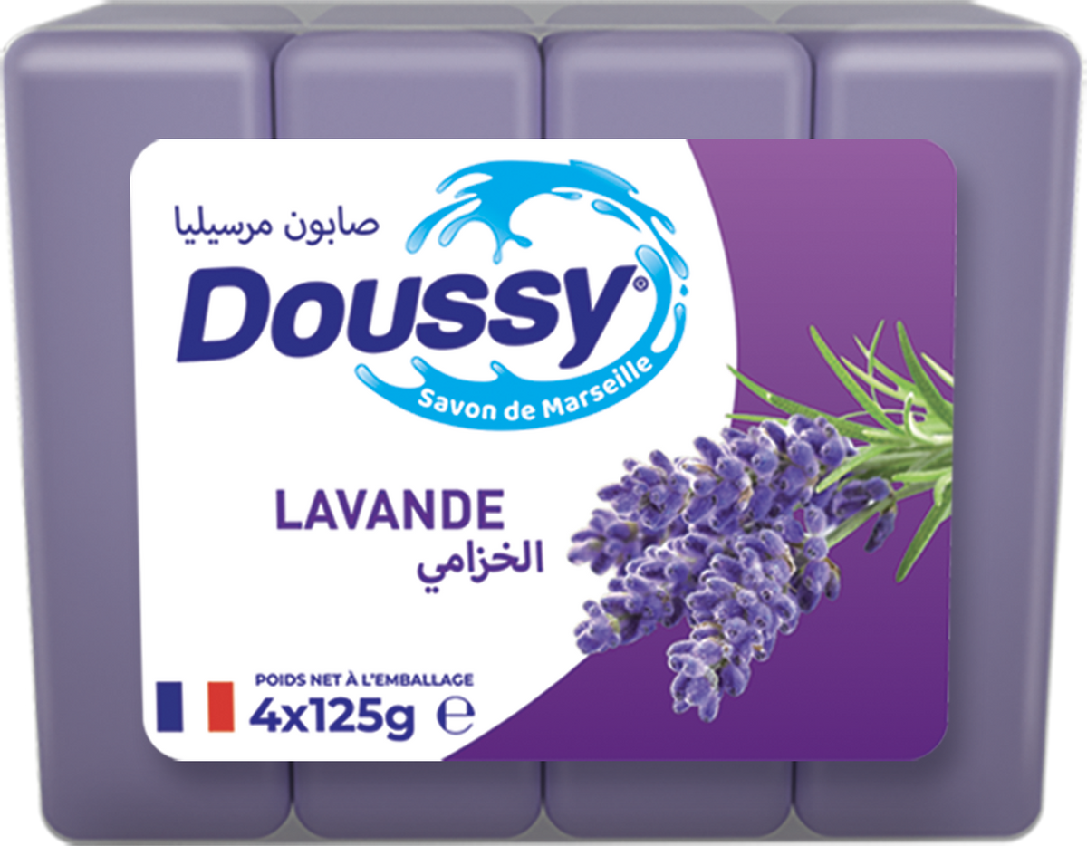 Marseille Soap Lavender Doussy 125G X 4