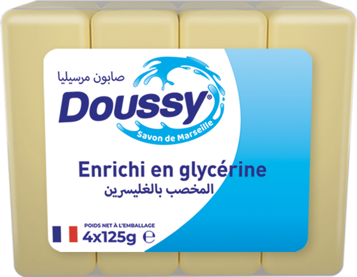 Doussy Glycerine Marseille Soap 125g x 4