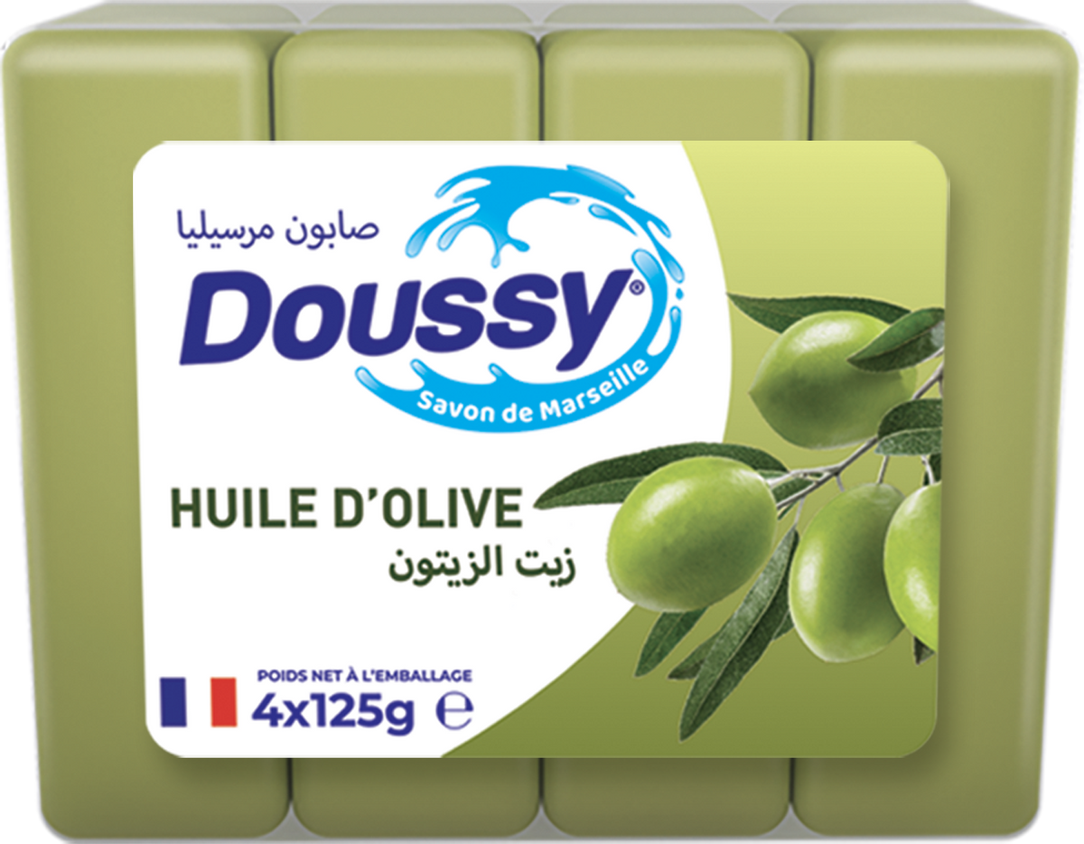 Doussy Marseille Olive Oil Soap 125g x 4