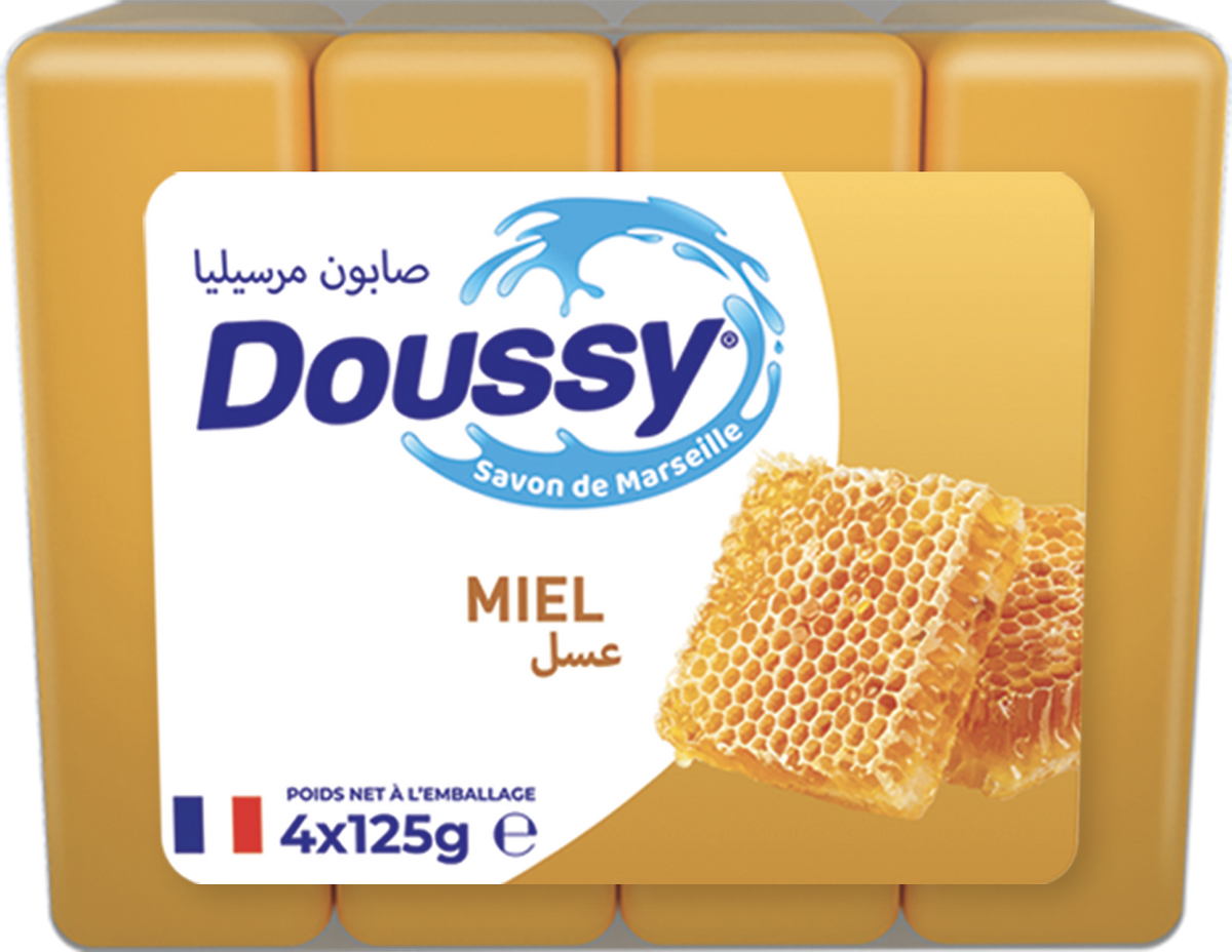 Marseille Honey Doussy Soap 125G X 4