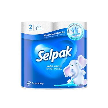 2 Selpak Super Absorbent Towels