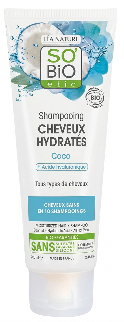 Shampoing Cheveux Hydratés à la Coco SO’BiO étic 250Ml