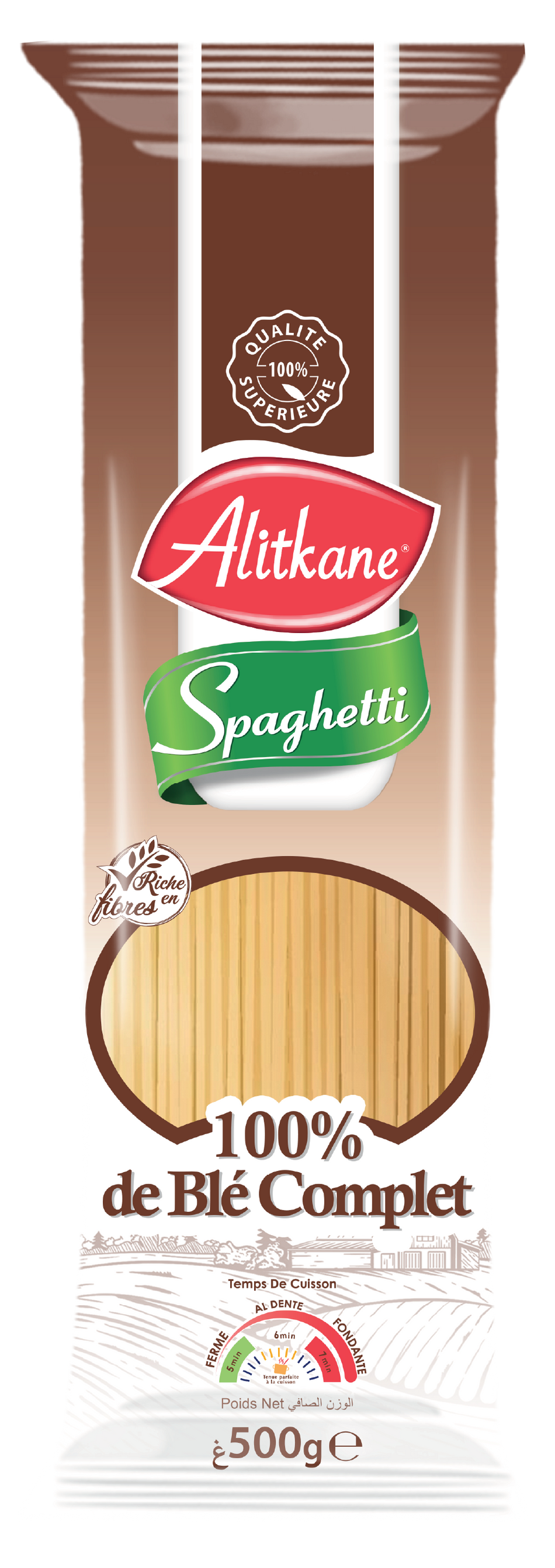 معكرونة سباغيتي كاملة مع صلصة إيتكاني ٥٠٠ غرام