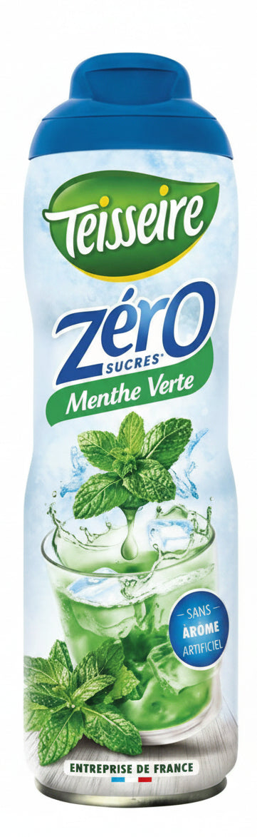 Teisseire Sugar-Free Green Mint Syrup 60cl