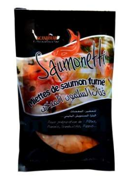 Trozos de salmón ahumado Salmonetti Scandimar 150g