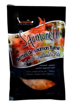 Smoked Salmon Chunks Salmonetti Scandimar 150g