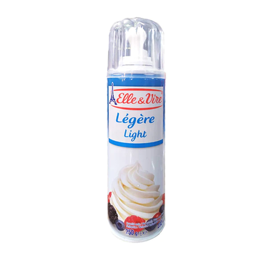 Crème Fouettée Extra Light 10,8% de MG Elle & Vire 250 g
