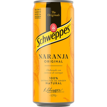 Naranja ( Orange ) Schweppes Original Canette 33cl.