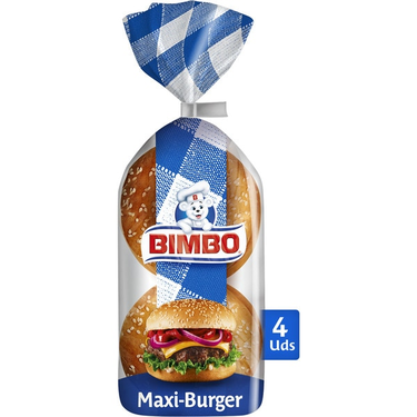 4 Pieces Maxi Burger Bread 320g