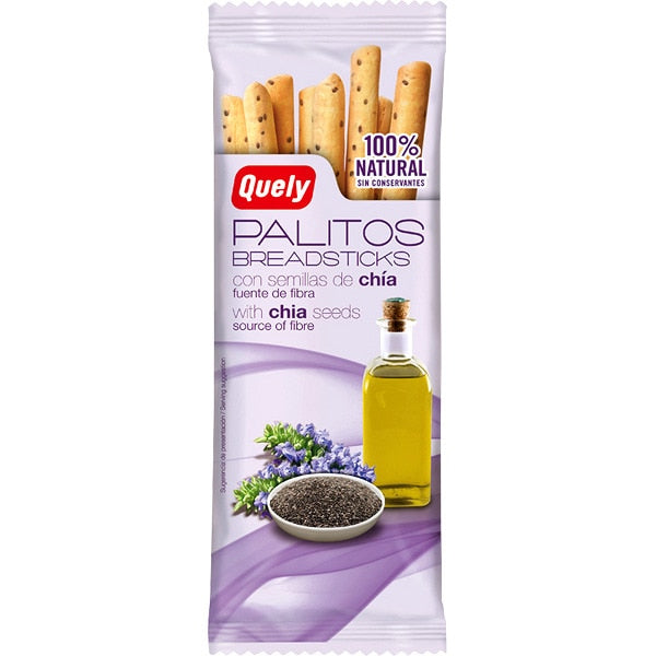 QUELY PALITOS BREADSTICKS WITH CHIA 50 G