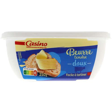 Soft Tender Butter 82% fat Casino 250 g