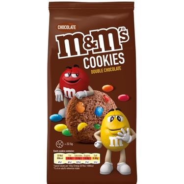 Biscuits Cookies aux Pépites de Double Chocolat M&M'S 180 g