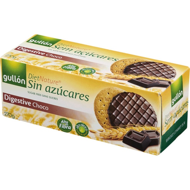 Biscuits Digestive Au Chocolat Sans Sucre Gullon 270g