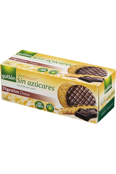 بسكويت دايجستيف بالشوكولاتة خالي من السكر جالون 270 جرام