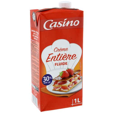 Crème Entière Fluide 30 % MG Casino 1L