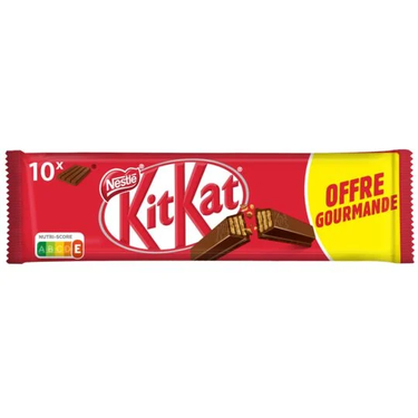 Barre au Chocolat au Lait Intense Kitkat 41,5g en Lot de 10