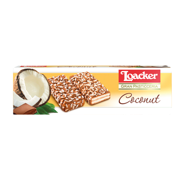 Chocolate and Coconut Wafers Gran Pasticceria Loacker 100g