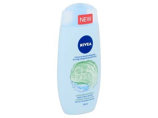 Clay Frème Cleansing Shower Cream Ginger &amp; Basil Nivea 250 Ml
