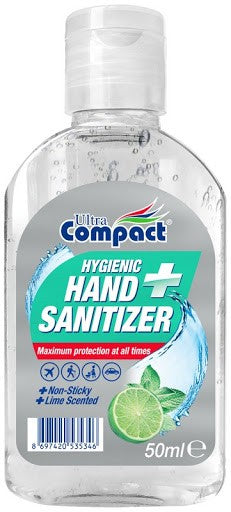 Hygienic UltraCompact Hand Sanitizer 50ml