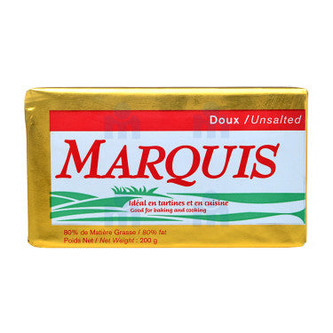 Margarine Gastronomique Demi-sel Plaquette Marquis 200g