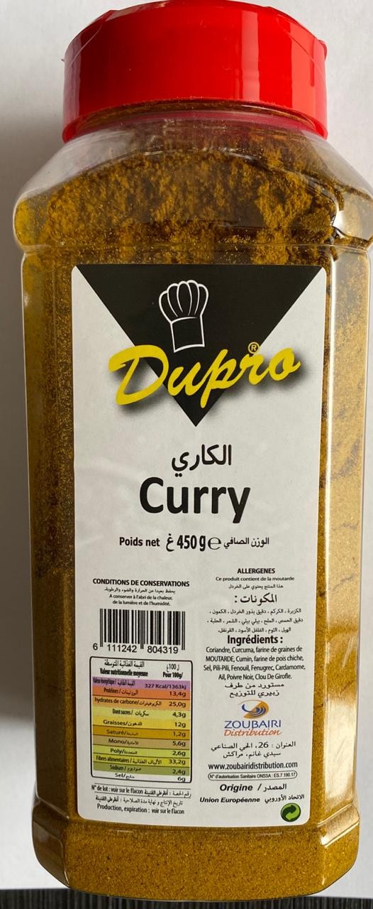 Curry Dupro 450g
