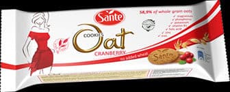 Cookies d'Avoine Canneberge Santé 135g