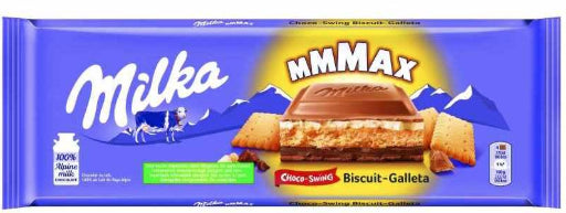 Tablete de Chocolate Mmmax Biscuit-Galleta Milka 300g