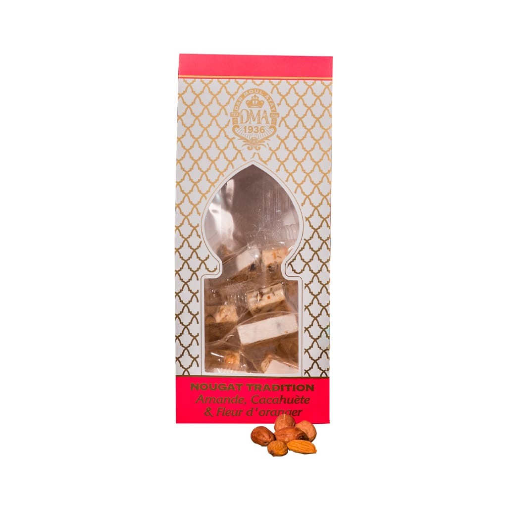 Nougat Tradition- Amande, Cacahuète & Fleur D'Oranger DMA 150g